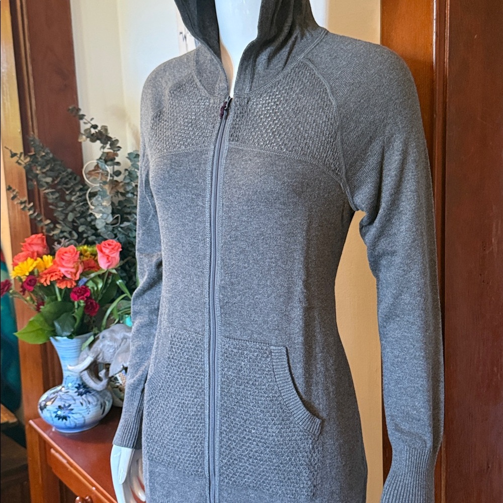 NWT Eddie Bauer size small Gray Women's Hooded Sweater